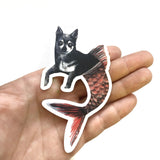Laptop Stickers for Dog Lovers - Mermaid Chihuahua Vinyl Sticker By Pergamo Paper Goods