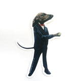 Dapper Dachshund Sticker