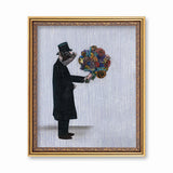 Vintage Inspired Art for Animal Lovers - Gentleman Pig Art Print by Pergamo Paper Goods
