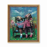 Art for Pug Lovers, Illustrations for Animal Lovers - Pug Art Print by Pergamo Paper Goods