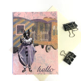 Frenchie Clown Greeting Card - French Bulldog