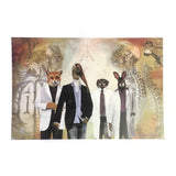Animal Doctors Art Print - Weird Art for Medical Professionals - 8x10" Animal Art - Mixed Media Florida Artist Pergamo Paper Goods