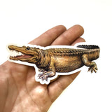 Vintage Florida Vinyl Stickers - Waterproof Alligator Stickers - Pergamo Paper Goods - Vintage Inspired Collage Art for Animal Lovers