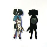 Anthropomorphic Dog Art Gifts for Retro Lovers - Bertha Dog Magnet www.pergamopapergoods.com