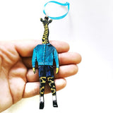 Animal Lover Holiday Stocking Stuffer - Giraffe Boy Christmas Ornament www.pergamopapergoods.com