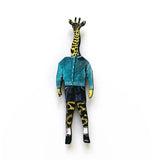 Animal Lover Gifts with a Vintage Twist - Retro Giraffe Boy Magnet www.pergamopapergoods.com