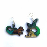 Mismatched Dog Earrings