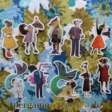 Animal Vinyl Stickers for Vintage Lovers www.pergamopapergoods.com