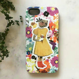 Otter in Yellow Dress Vinyl Sticker