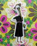 Lady Pelican Vinyl Sticker