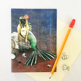 Mermaid Pug Card