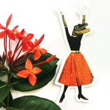 Alligator Vinyl Sticker - 4" Animal Laptop Sticker - WeatherproofVintage sticker, alligator laptop sticker, illustrated sticker next to flowers by Pergamo Paper Goods www.pergamopapergoods.com