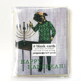Pug Hanukkah Card or Card Set