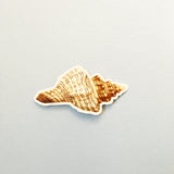 Vintage Vinyl Stickers for Ocean Lovers - Sea Shell Sticker www.pergamopapergoods.com