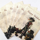 Alligator Holiday Card or Card Set - Present Gator