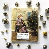Weird holiday cards, indie holiday cards, holiday cards for animal lovers, fox holiday cards