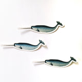 Narwhal Vinyl Sticker - Antique Image