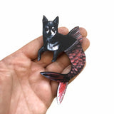 Mermaid Chihuahua Magnet - Handmade Dog Gift for Chihuahua Owners by Pergamo Paper Goods