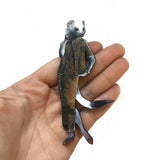 Weasel Magnet, Back to School Gift, Vintage Animal Magnets Fridge, Weird Art, Housewarming Hostess Gifts, Laser Cut Wood Locker Pergamo Paper Goods