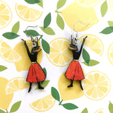 Alligator Earrings