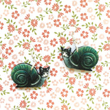 Snail Cat Earrings