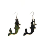 Black Cat Mermaid Earrings