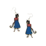 Retro Cat Earrings