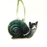 Snail Cat Ornament
