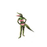 Weird Sticker Alligator, Bikini Crocodile Stickers Laptop Decal, Bumper Sticker Pack, Girl Power Boss Lady, Weird Stuff Decals Surreal Art