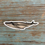Vintage Whale Sticker, Ocean Vinyl Stickers, Macbook Sticker Pack, New England Laptop Decal, Outdoor Decals for Water Bottle Bullet Journal