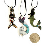 Mini Animal Ornaments, Tiny Tree Christmas Gifts, Vintage Quirky Ornament, Weird Art, White Elephant, Otter Bat Giraffe Squirrel Cat Dog