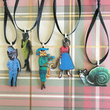 Mini Cat Ornaments, Weird Cat Christmas, Vintage Quirky Animal Ornaments, Snail Kitty Calico Cats White Elephant Gift Kitten Dressed Up