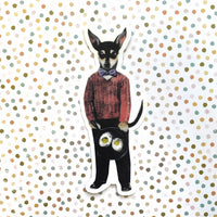 Chihuahua Vinyl Sticker (Paco the Egg Boy)