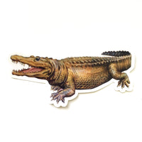 Vintage Florida Vinyl Stickers - Waterproof Alligator Stickers - Pergamo Paper Goods - Vintage Inspired Collage Art for Animal Lovers
