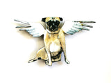 Housewarming Gifts for Dog Lovers, Pug Lovers - Angel Pug Magnet www.pergamopapergoods.com