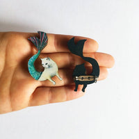 Mermaid Cat Pin