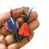 Mismatched Florida Earrings