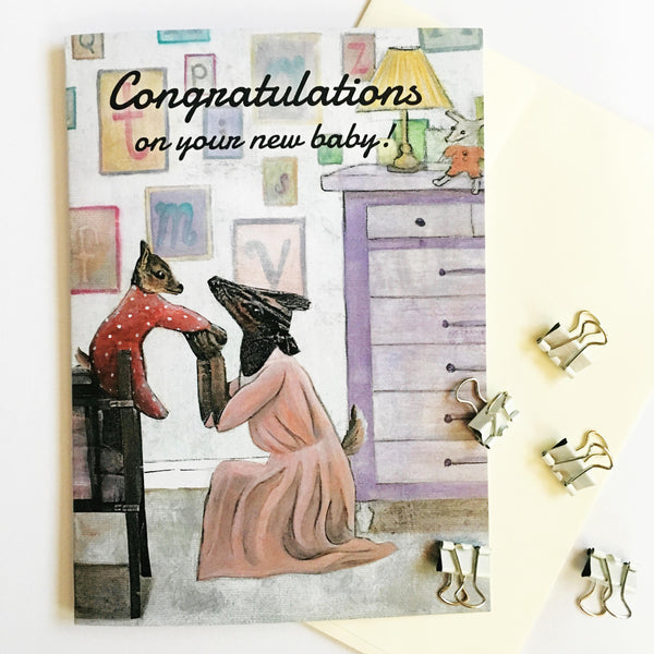 New Baby Card "Congratulations on Your New Baby!"