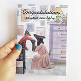 New Baby Card "Congratulations on Your New Baby!"