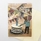 Giant Cake Otter Birthday Card