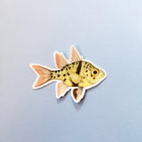 Vintage Image Vinyl Stickers for Laptops + More - Spotted Fish Sticker www.pergamopapergoods.com