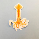 Vintage & Antique Stickers for Animal Lovers - Squid Vinyl Sticker www.pergamopapergoods.com