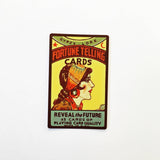vintage look vinyl sticker, fortune telling card sticker, fortune teller gift, tarot gift