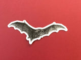 Vampire Bat Sticker, Durable Vintage Halloween Vinyl Stickers, Weird Creepy Laptop Sticker Pack Hydroflask Waterbottle Lowbrow High Quality
