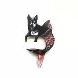 Mermaid Chihuahua Magnet - Handmade Dog Gift for Chihuahua Owners by Pergamo Paper Goods