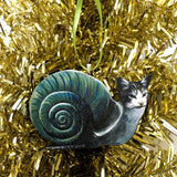 Snail Cat Ornament